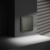 Перекрестный переключатель встраиваемый VOLTUM S70 двухклавишный 10А, (титан)
