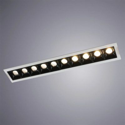 Точечный встраиваемый светильник Arte Lamp GRILL A3153PL-10BK