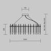 Подвесной светильник Maytoni MOD036PL-12N