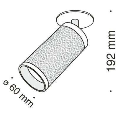 Потолочный светильник Technical C037CL-01W