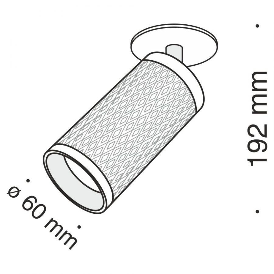 Потолочный светильник Technical C037CL-01W