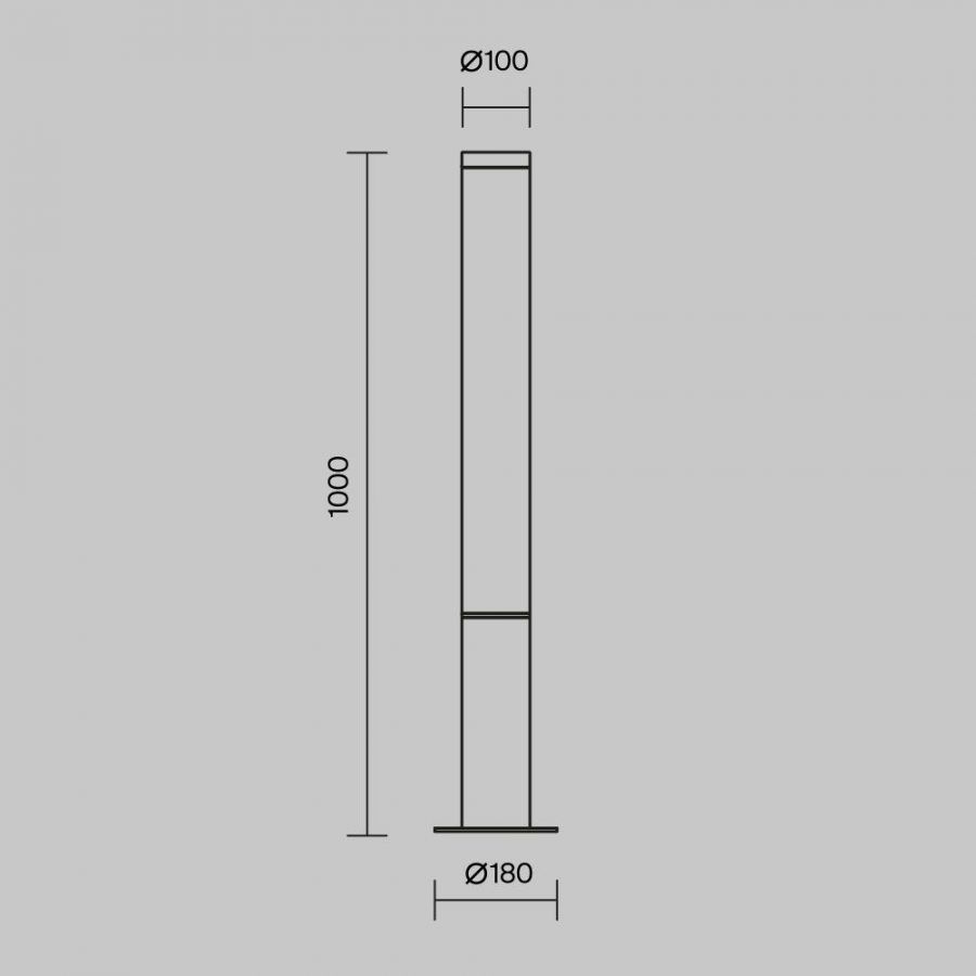 Ландшафтный светильник Outdoor O041FL-L30B3K