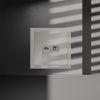 Розетка телевизионная встраиваемая VOLTUM S70 TV+RJ45 кат. 6, (кашемир)