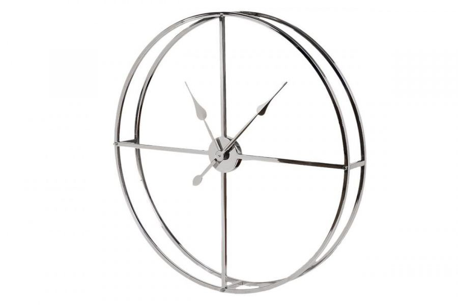 79MAL-5761-76NI Часы настенные цвет хром d76см
