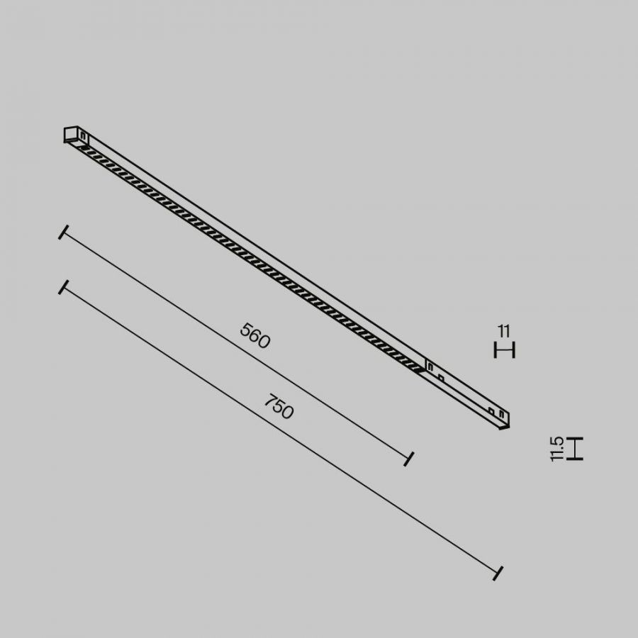 Трековый светильник Technical TR241-4-12WTW-DSZ-B