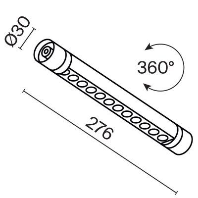 Светильник Technical C149CL-L300-6W3K-B