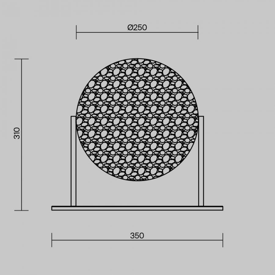 Настольный светильник Maytoni MOD387TL-L8CH3K