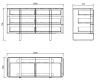 77IP-20861 Комод светлый с металл. каркасом 140*50*85см