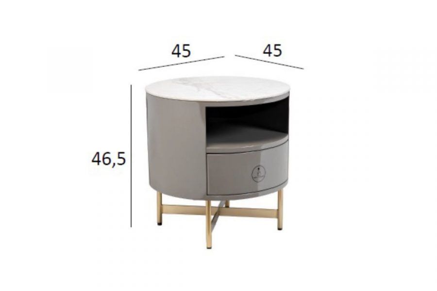 40AD-00055 Тумбочка 45*45*46.5см