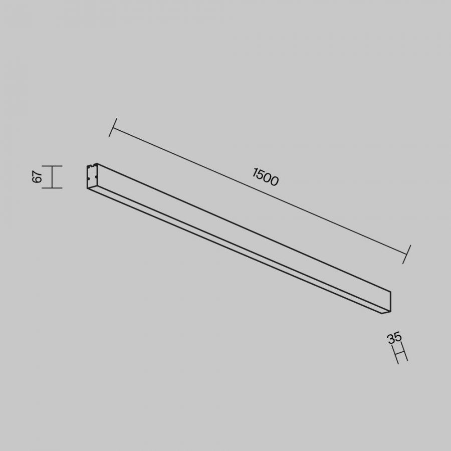 Линейный светильник Technical LL311037
