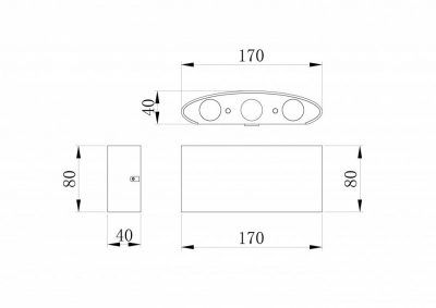 Архитектурная подсветка Outdoor O417WL-L6GR3K
