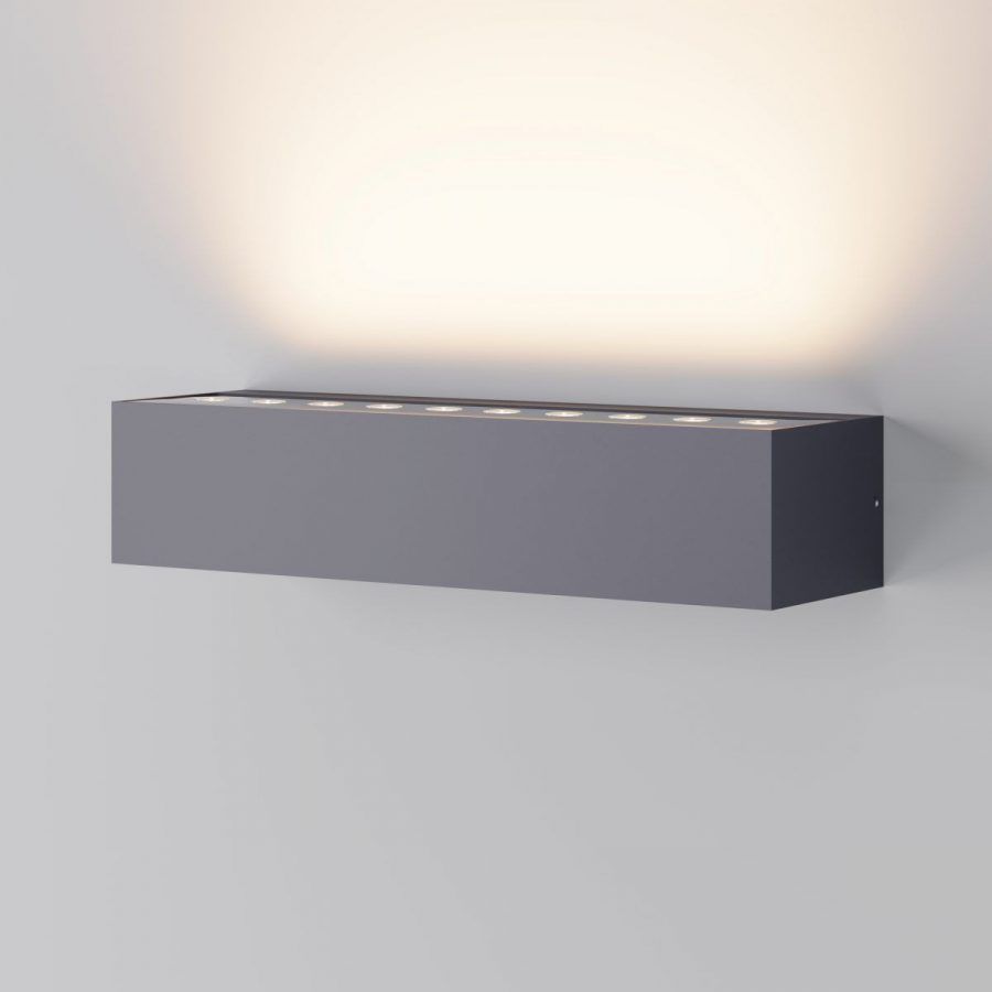 Уличный настенный светильник Outdoor O428WL-L10B3K