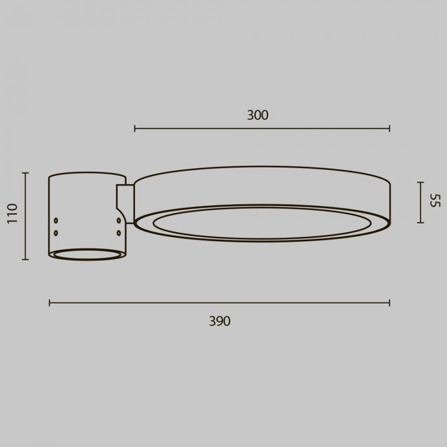 Парковый светильник Outdoor O472H-L50GF3K