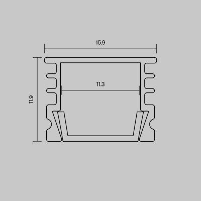 Профиль Led Strip 631012