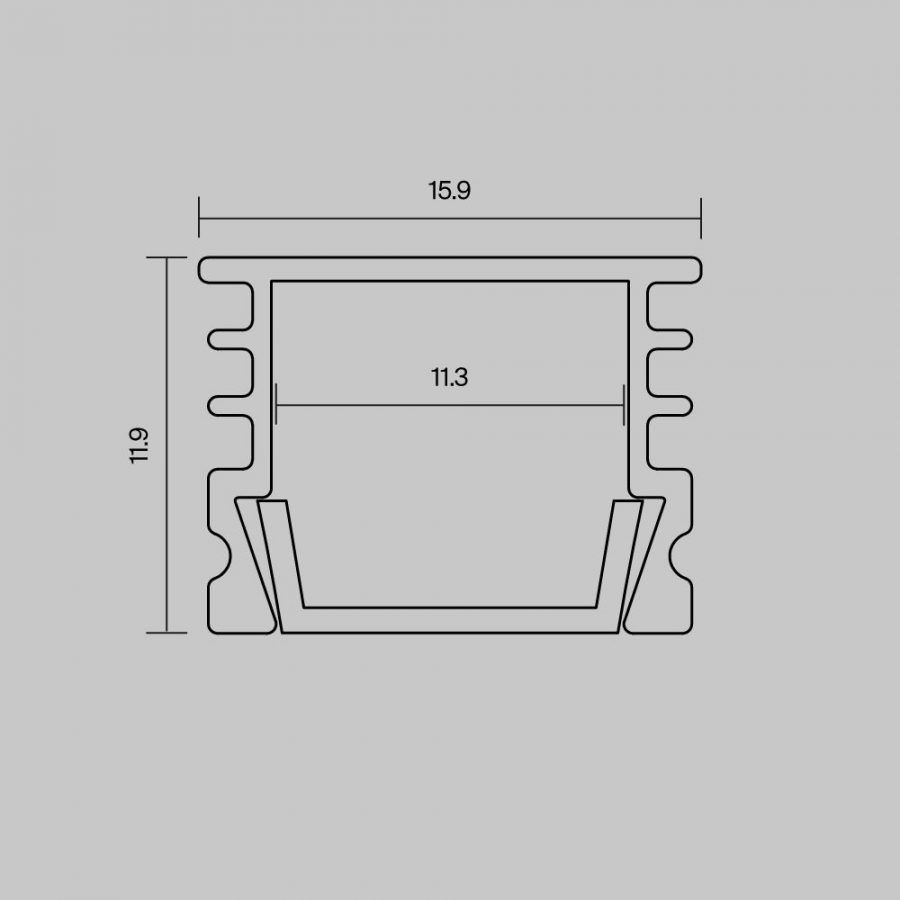 Профиль Led Strip 631012