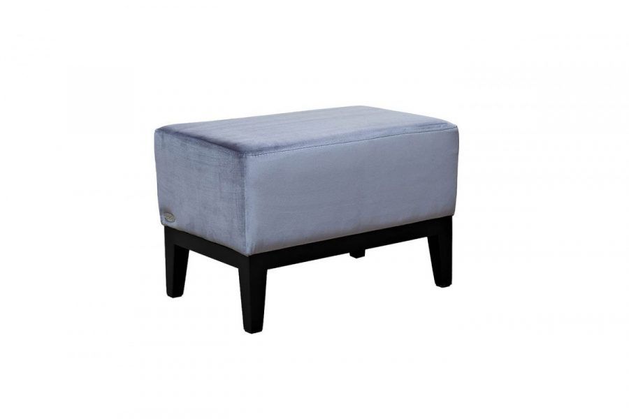 Банкетка Стелла(Stella) 60 прямоугольная синяя Velv-Sin 60*38*40см