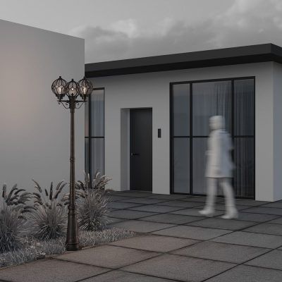 Садово-парковый светильник Outdoor O023FL-03G