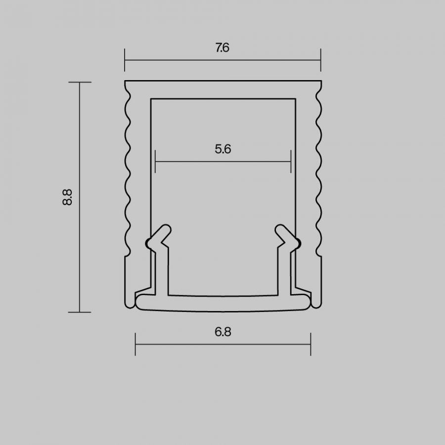 Профиль Led Strip 631010