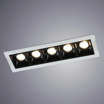 Точечный встраиваемый светильник Arte Lamp GRILL A3153PL-5BK