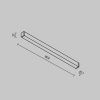 Трековый светильник Technical TR080-4-20WTW-W