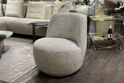 ZW-24057 Кресло Риволи (Rivoli) поворотное рогожка бежевый 73*75*75см