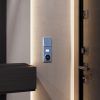 Терморегулятор электронный VOLTUM S70 с индикацией и датчиком, для теплого пола, (деним)