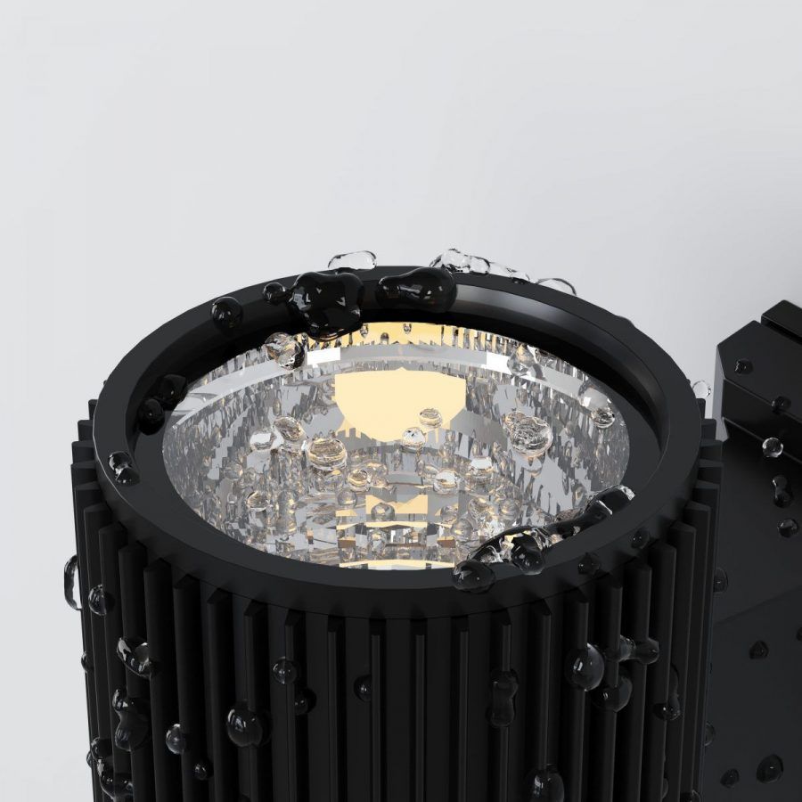 Уличный настенный светильник Outdoor O419WL-01B
