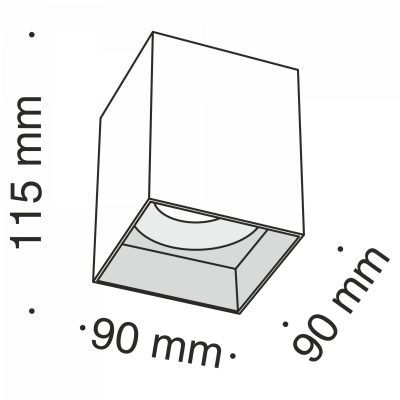 Потолочный светильник Technical C015CL-01B