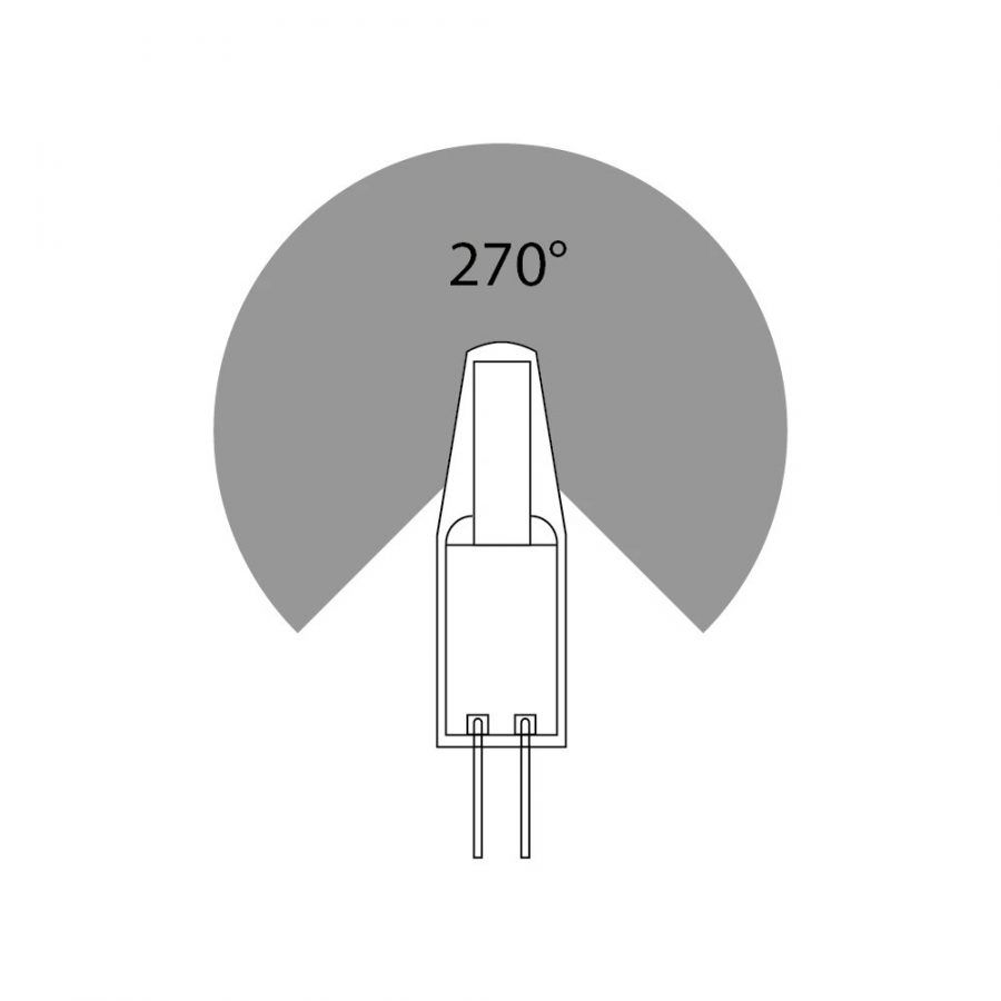 Светодиодная лампа Arte Lamp LUGO Капсульная 1.5W 140Lm 3000К G4 A0415-3K