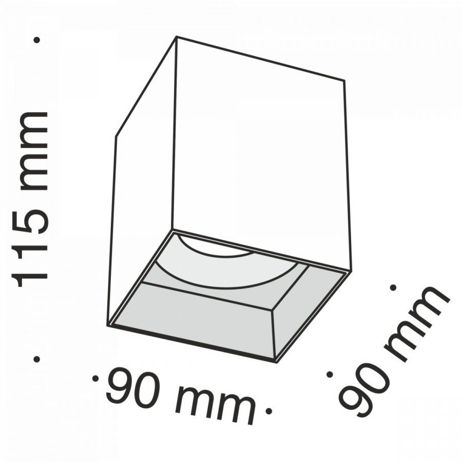 Потолочный светильник Technical C015CL-01B