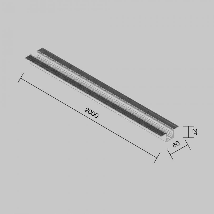 Профиль Outdoor O-TR002BF-P-B2M