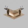 Угол профиля Denkirs SHINE PRIME HIDE TR4905-CP