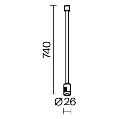 Комплектующие для трековой системы Technical TRA200C-L740-11B