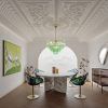 10580/800 Clear green Подвесной светильник LOFT IT Murano