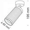 Потолочный светильник Technical C034CL-01B