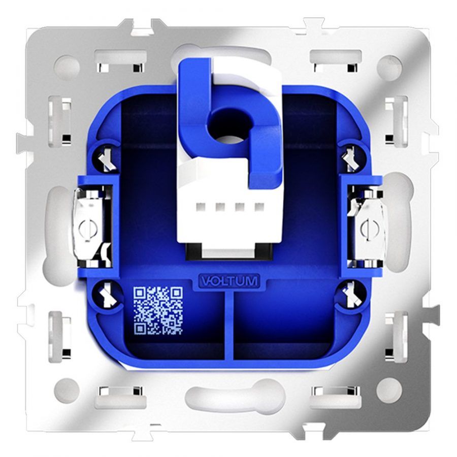 Розетка компьютерная встраиваемая VOLTUM S70 RJ45 кат.6, (белый матовый)
