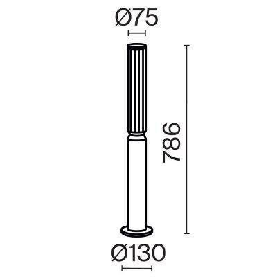Ландшафтный светильник Outdoor O593FL-L12BR3K