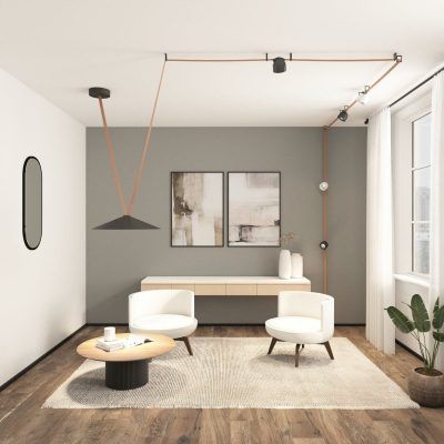 Светильник на шине Denkirs BELTY SMART FLOW DK5668-BK
