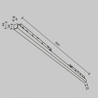 Трековый светильник Technical TR030-4-30WTW-DD-B