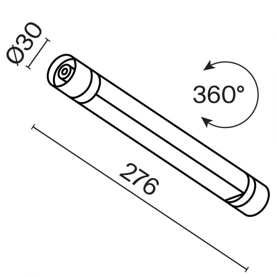 Светильник Technical C147CL-L300-6W3K-B