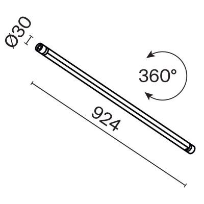 Светильник Technical C147CL-L900-24W3K-B