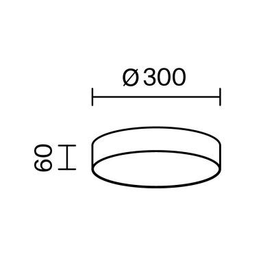 Потолочный светильник Technical C032CL-36W4K-RD-W