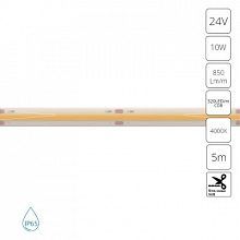 Светодиодная лента 24V 10W/m 4000К 5м IP65 Arte Lamp AQUA LANE A2432008-05-4K