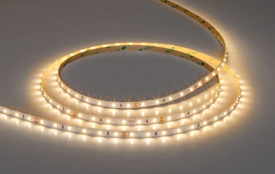 Светодиодная лента 24V 4,8W/m 3000К 5м IP20 Arte Lamp TAPE A2406008-01-3K