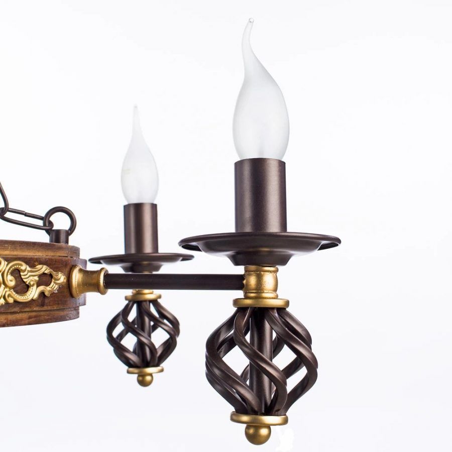 Подвесная люстра Arte Lamp CARTWHEEL A4550LM-6CK