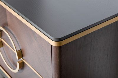 151SV-10001 Тумба прикроватная шпон 2 ящика 60*60*40см