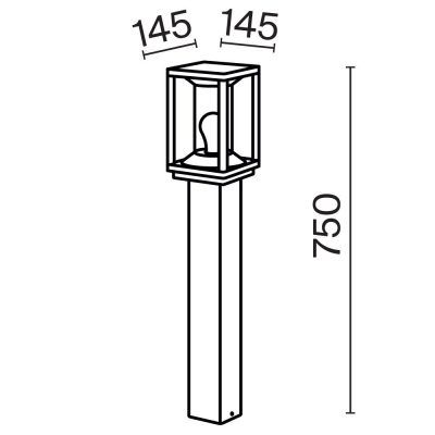 Ландшафтный светильник Outdoor O452FL-01GF2