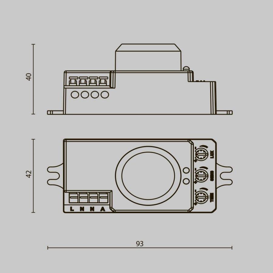 Датчики движения и освещенности Lighting control SM-01