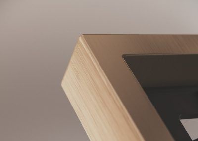 Рамка металлическая на 2 поста, S70 Metal (латунь)