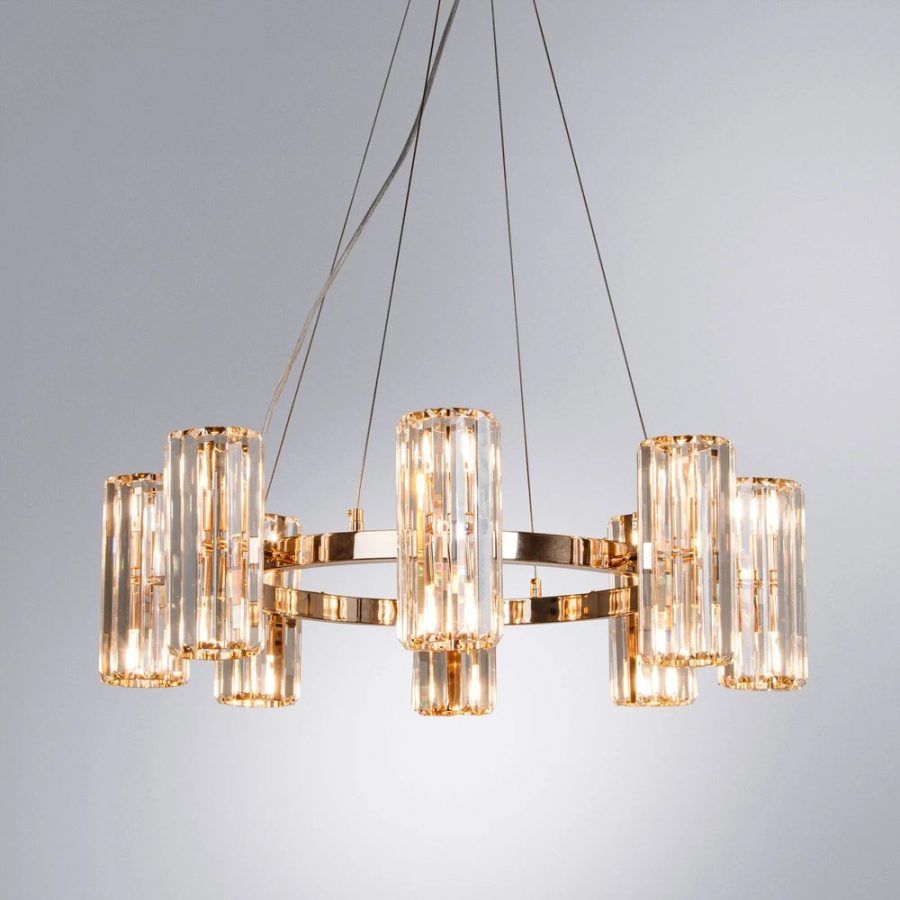 Подвесная люстра Arte Lamp SANTORINI A1049SP-16GO